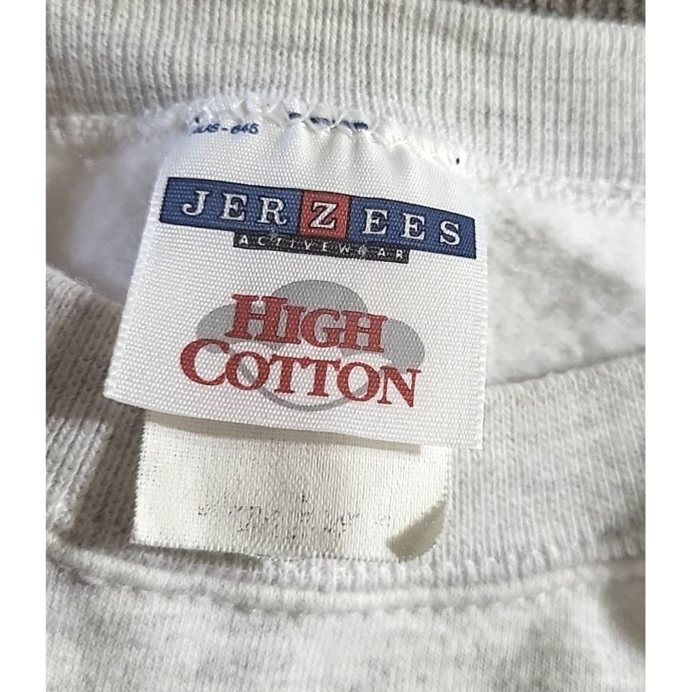 Vintage NORCO California Sweatshirt Size XL‎ Jerzees Embroidered Crew Neck Gray - Picture 6 of 10